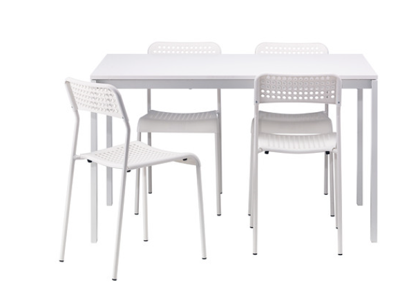 Welcome To Our Moving Sale Updated Daily Sold Ikea Melltorp Table With 4 Adde Chairs 60