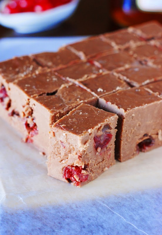 Chocolate Covered Cherry Amaretto Fudge The Kitchen is My Playground