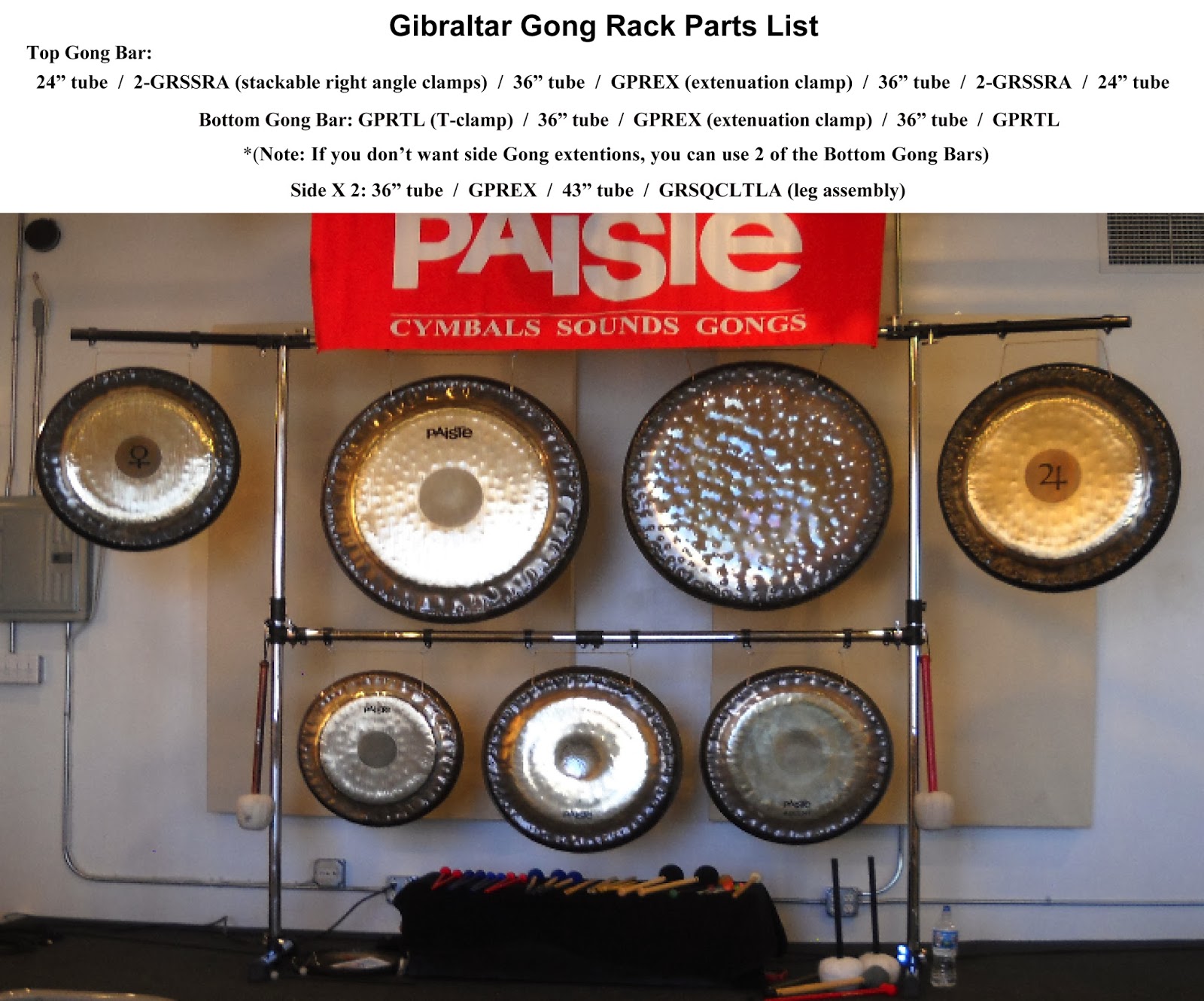 Rack It Up How To Build A Gong Rack