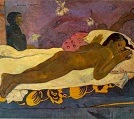Gauguin, 1892: Manao tupapau / The spirit of the dead keeps watch.