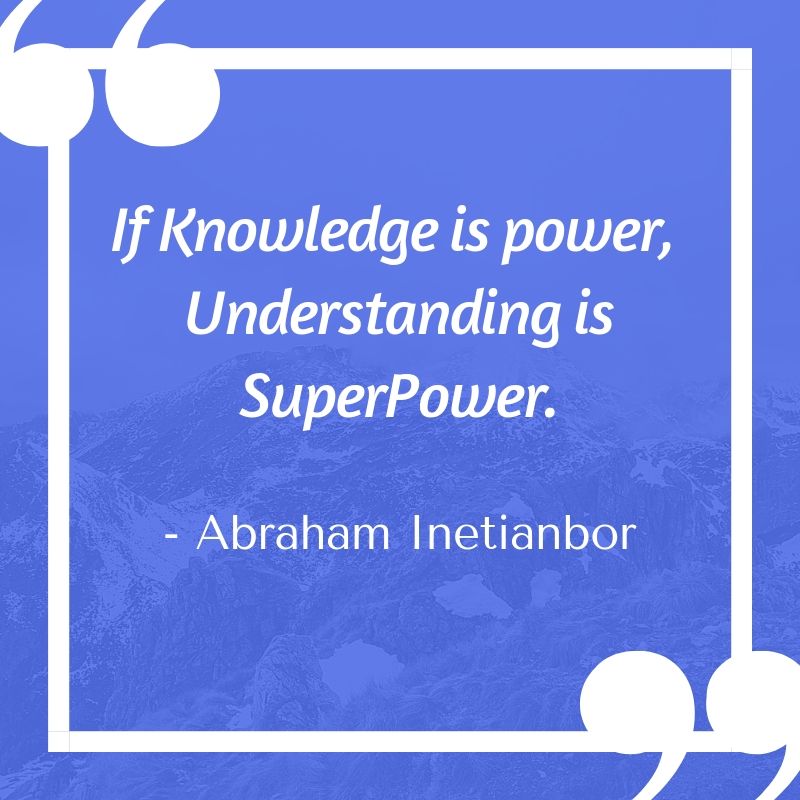 Knowledge and Understanding