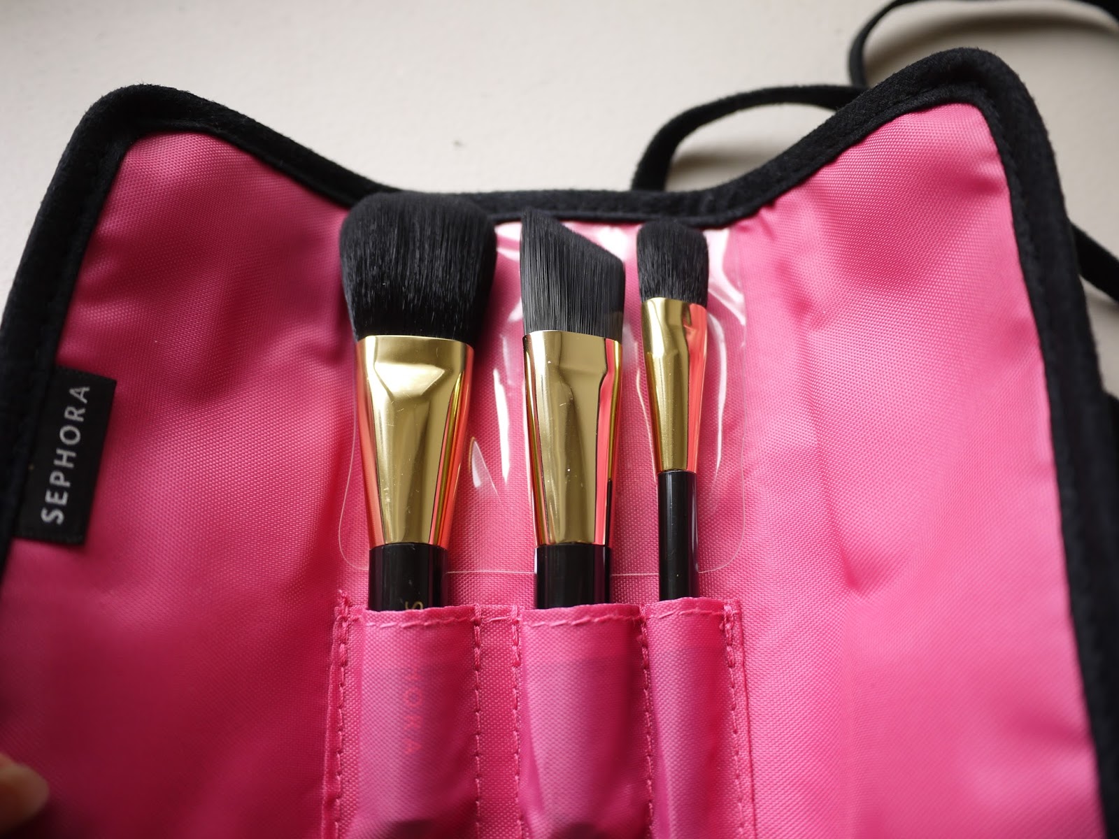sephora touch and gold travel brush set all a glow brush set gold star skinny brush set review
