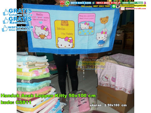 Handuk Anak Luppen Kitty 50×100 Cm Handuk Anak Luppen Kitty 50×100 Cm