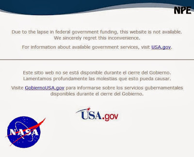 La Casa Blanca ordena realizar el plan de ‘cierre parcial’ del Gobierno  NASA+shutdown