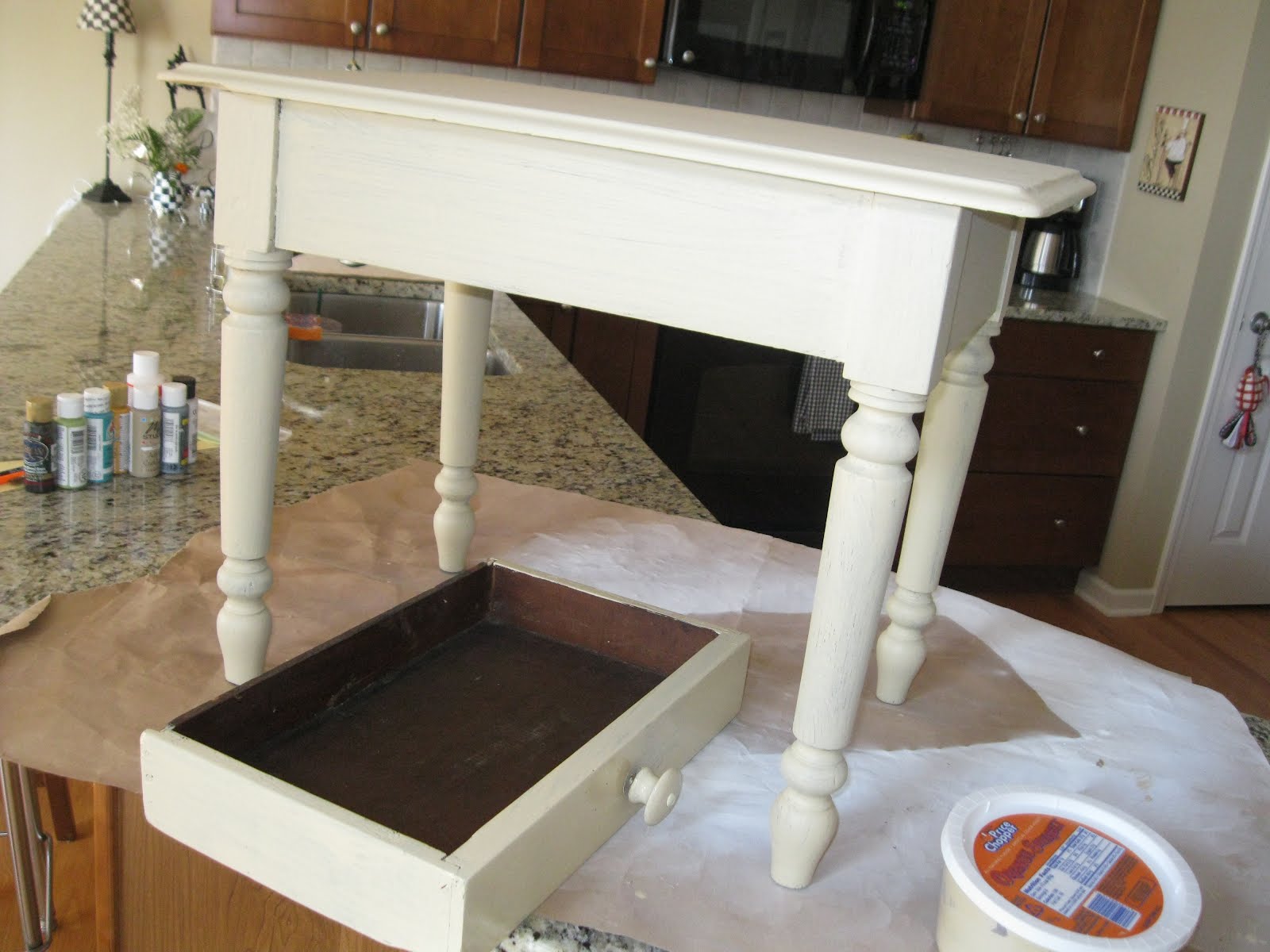 Pandora's Box End Table Makeover