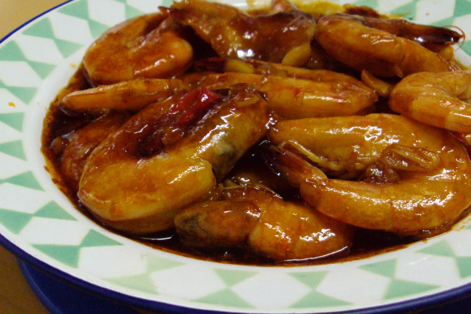 Prawns in Chilli Ketchup Gravy