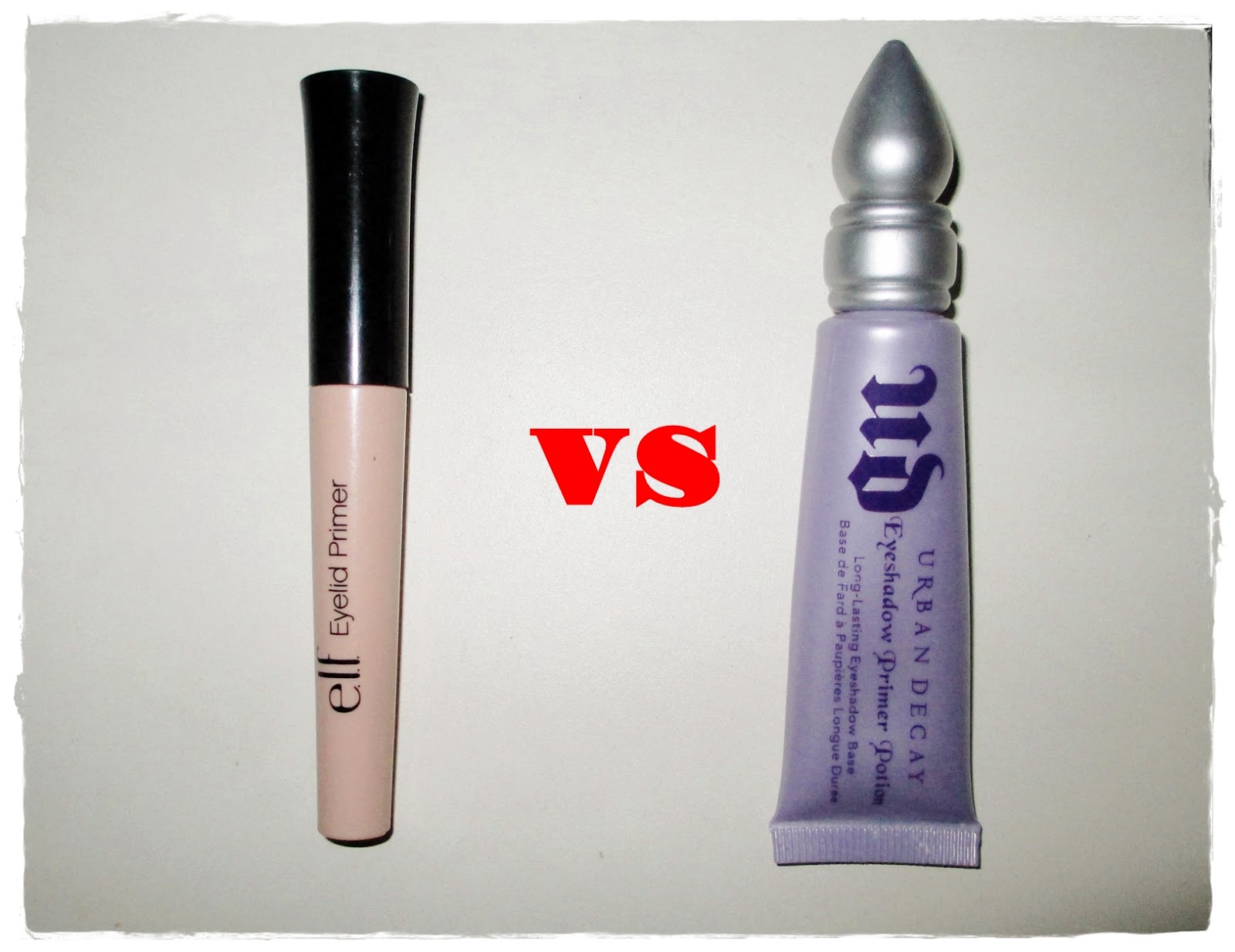 Make Me Up Before You Go Go! Beauty Smackdown Urban Decay Primer Potion vs e.l.f. Eyelid Primer