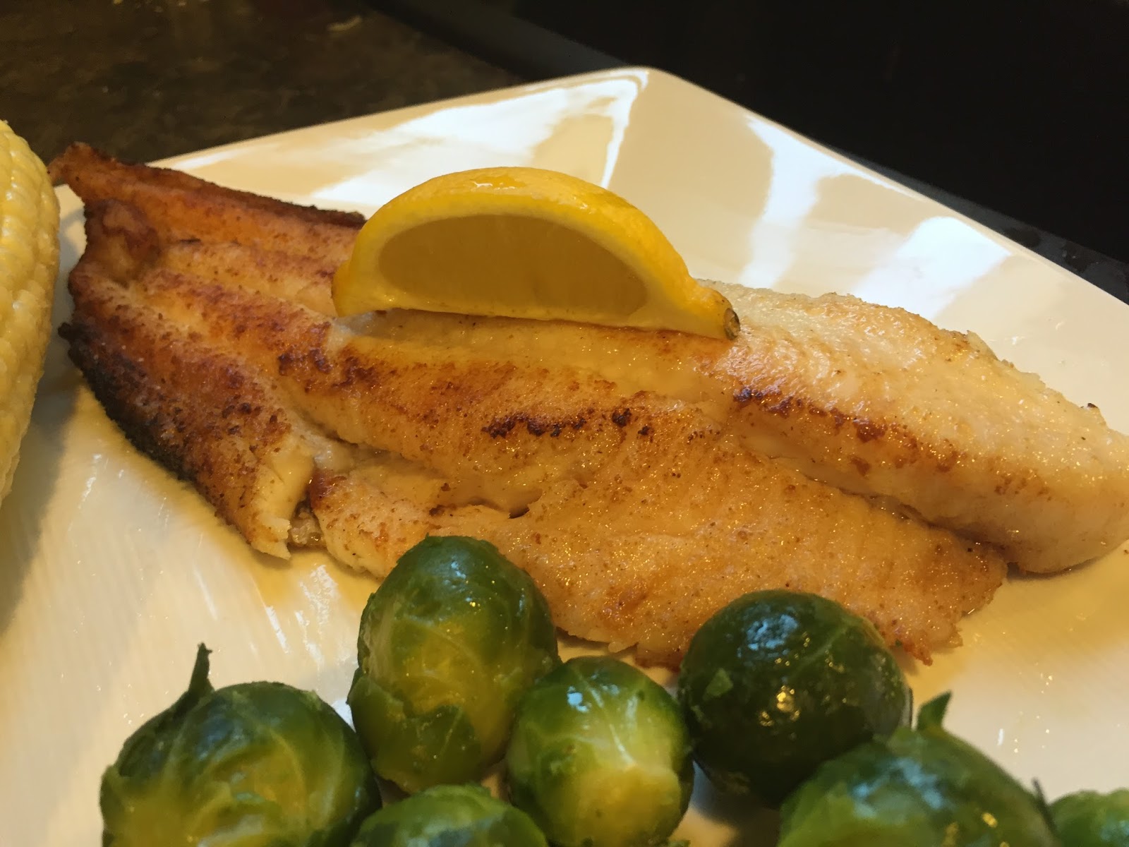 Hold the onion Pan seared catfish