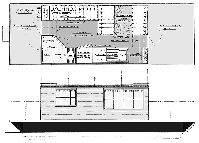 houseboat plans free