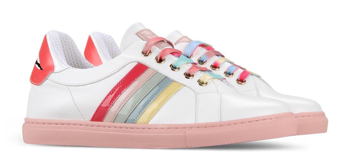 valentino rainbow sneakers