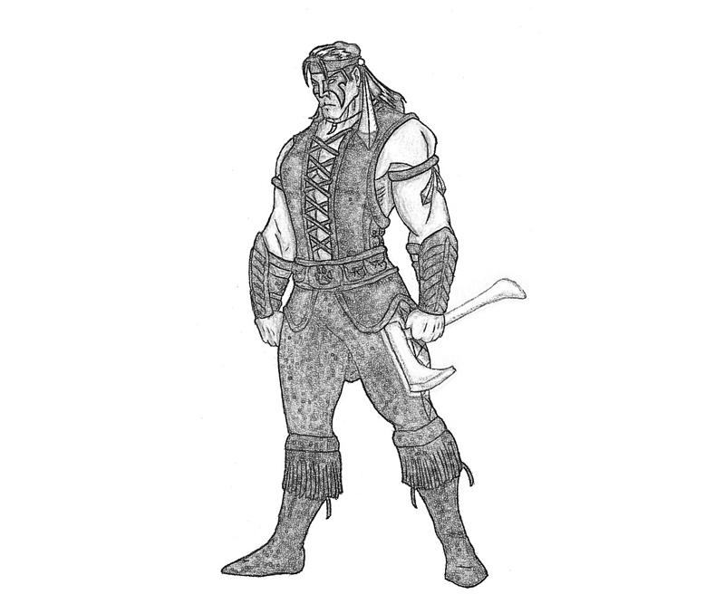Nightwolf Weapon Coloring Pages nightwolf-weapon-coloring-pages