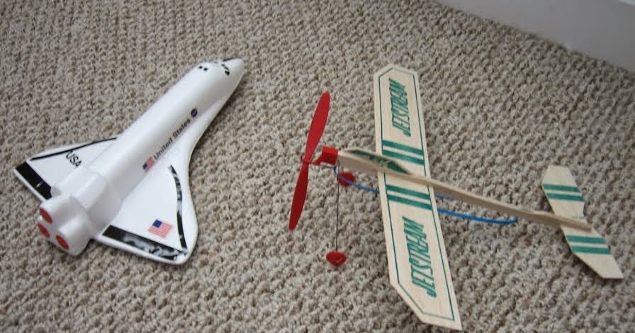 space shuttle foam gliders