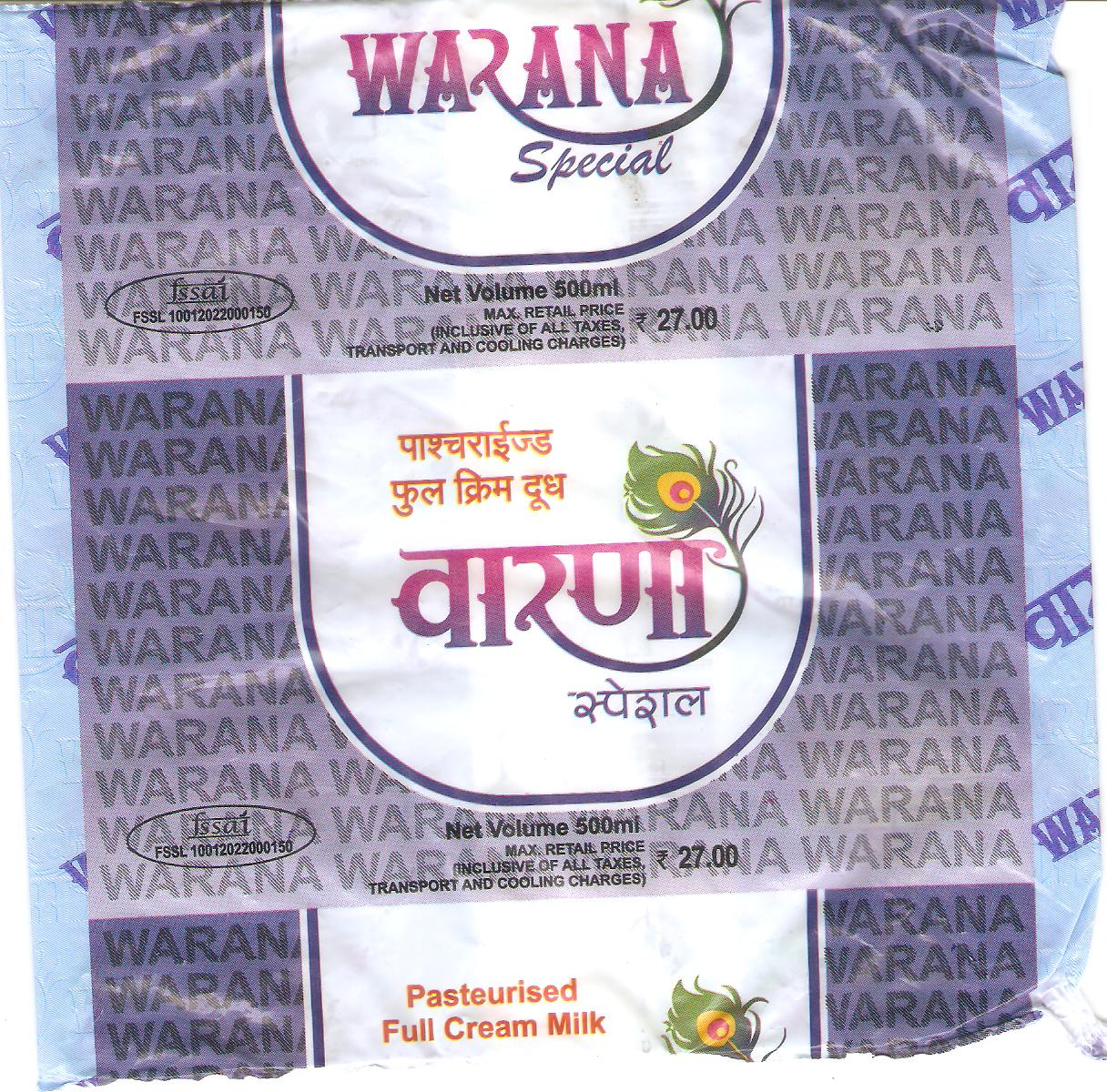 Warana Milk Full Cream Is Of Which Animal or Just Chemical