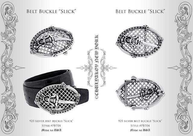 Silver Belt Buckle Designer jewelry