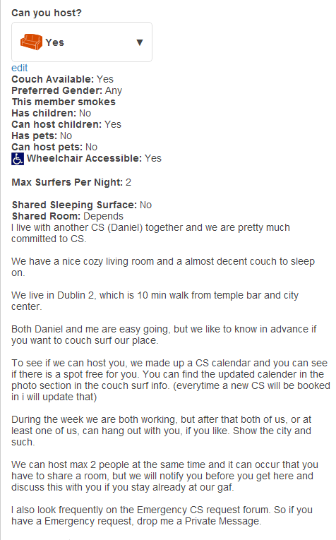 How to be a couch surfer image