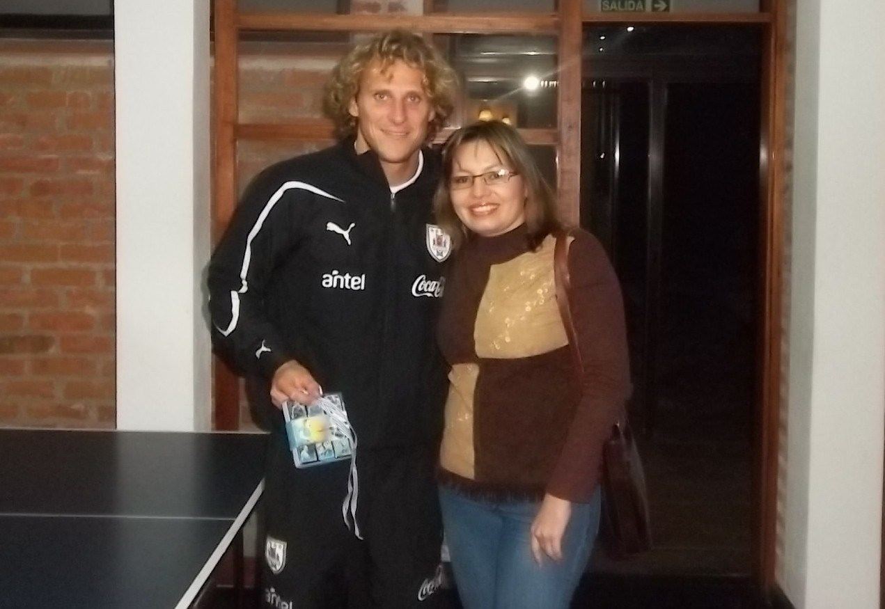 Diego Forlán recibió un Regalo!!!! hecho por CIOCCOLATO