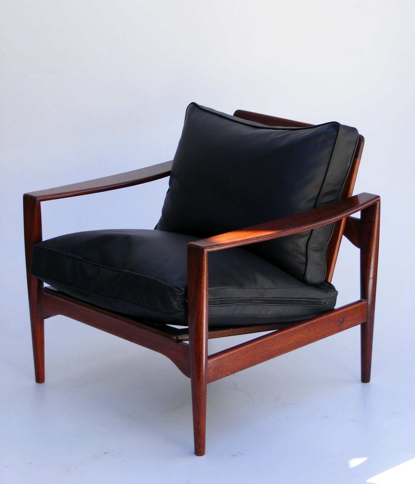 Contemporary Dining Room Table Bases Mid Century Danish Easy Chair with leather cushions