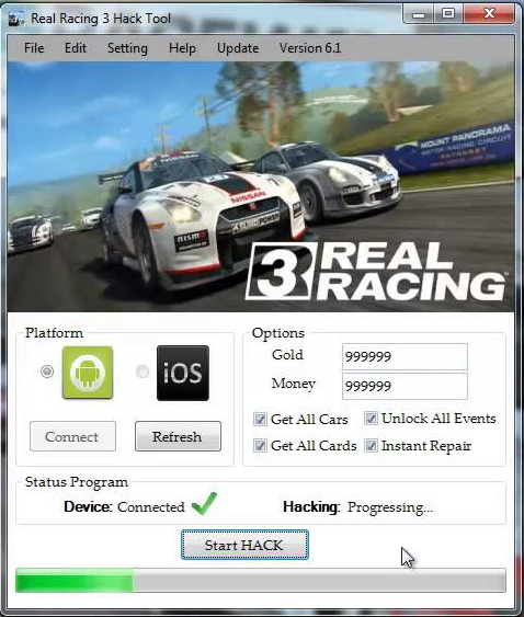Real Racing 3 APK V3.6.0 MOD Unlimited Money Gold bittevija RR3