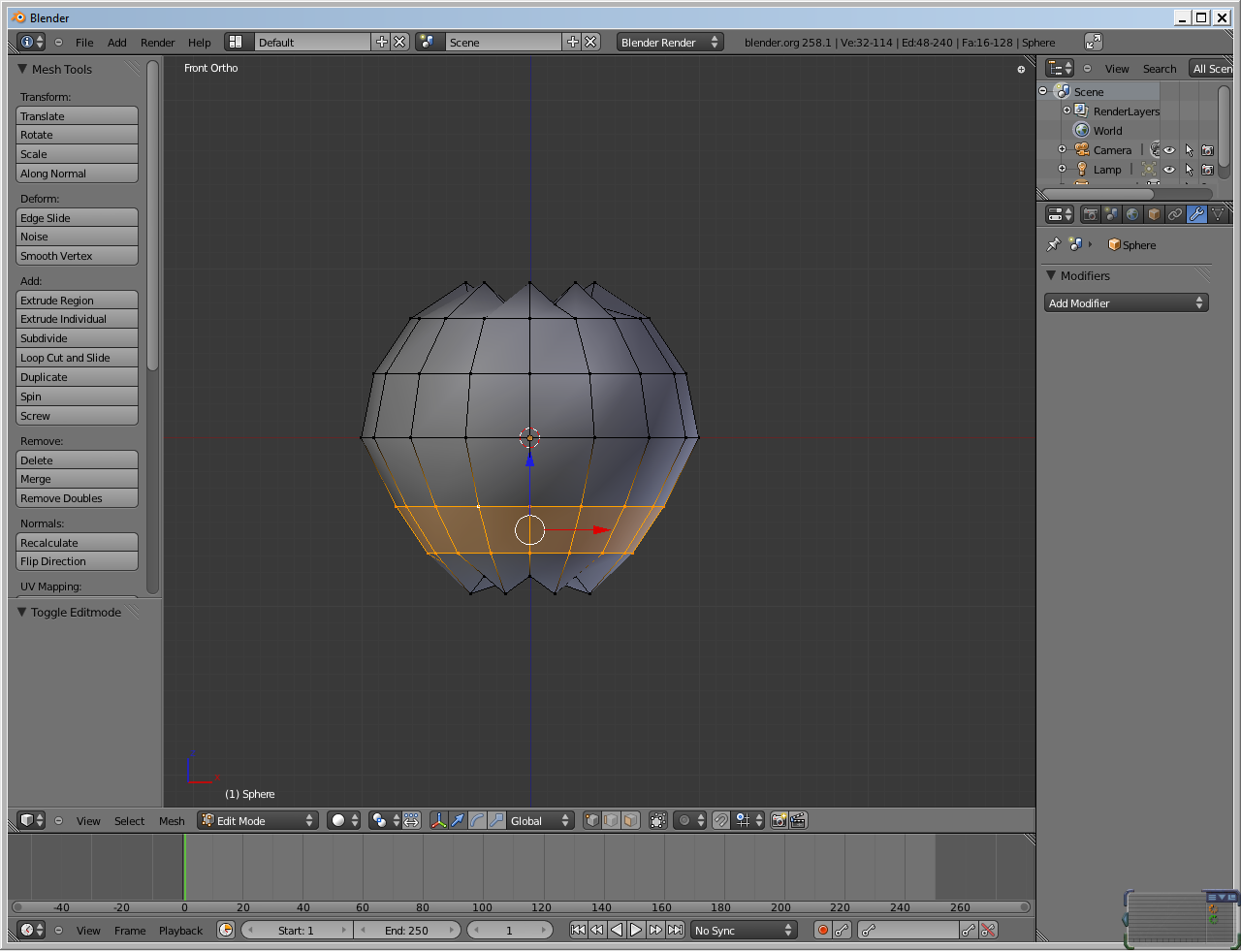 3nd0tridi How to make an Apple in Blender