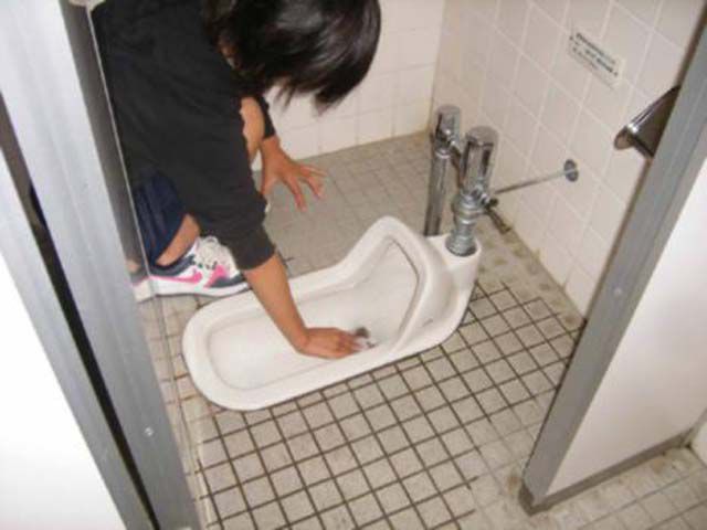 Wallpaper Gallery: Weird Japanese School Makes Kids Clean Urinals