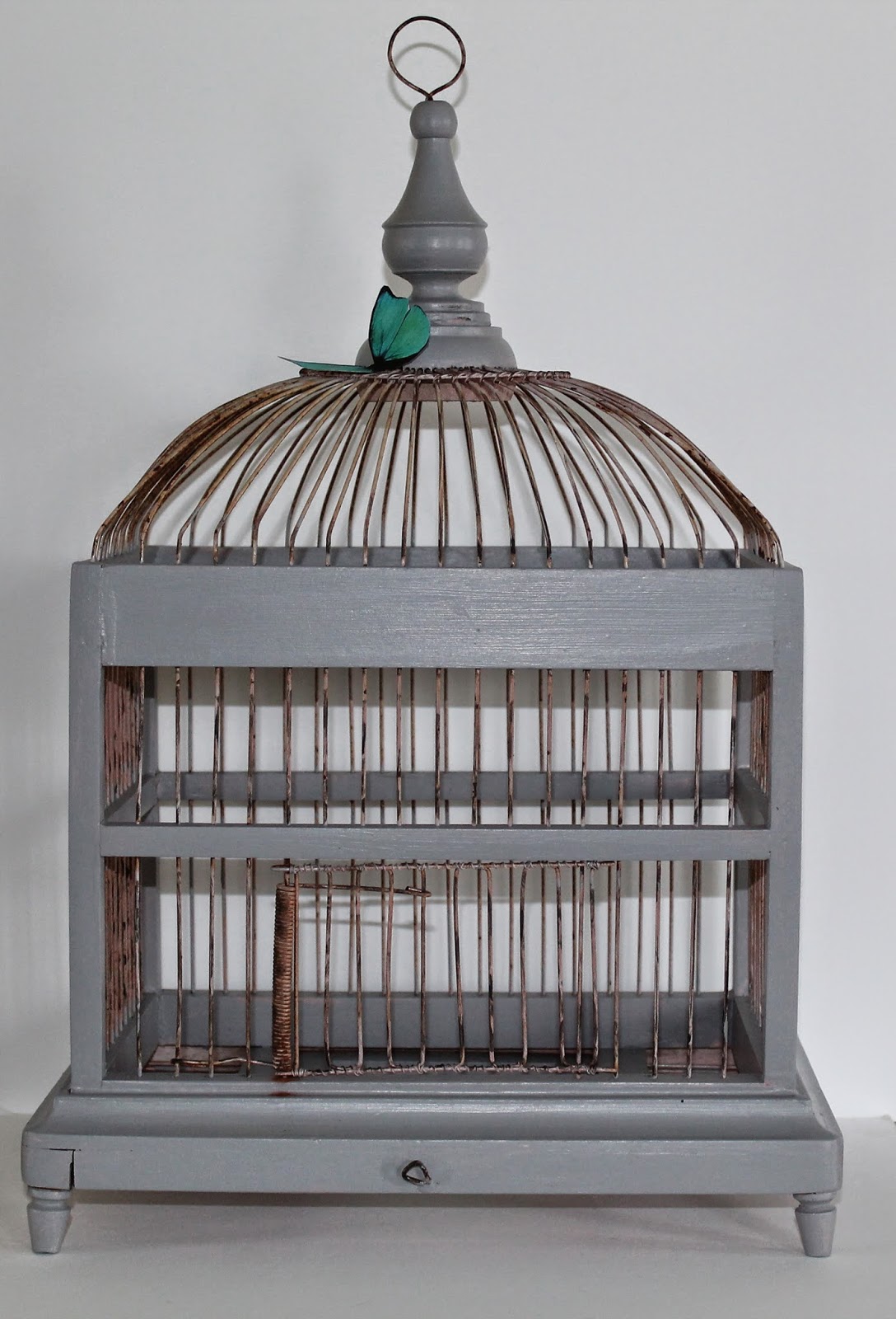 Painted Bird Cage Love My Simple Home