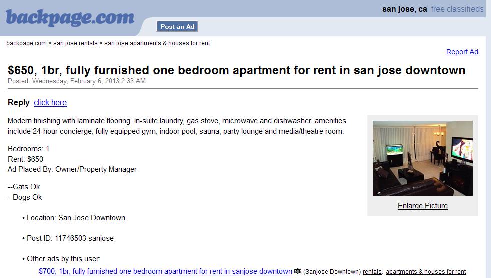Downtown San Jose Apartments Craigslist Downtown San Jose Apartments Craigslist