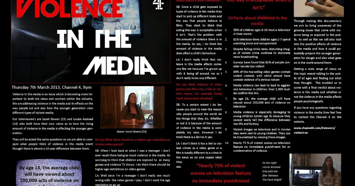 background of media and violence Part i understanding aggression chapter 1 media violence 1 media violence: history and key issues pow. background of media and violence Part i understanding aggression chapter 1 media violence 1 media violence: history and key issues pow.