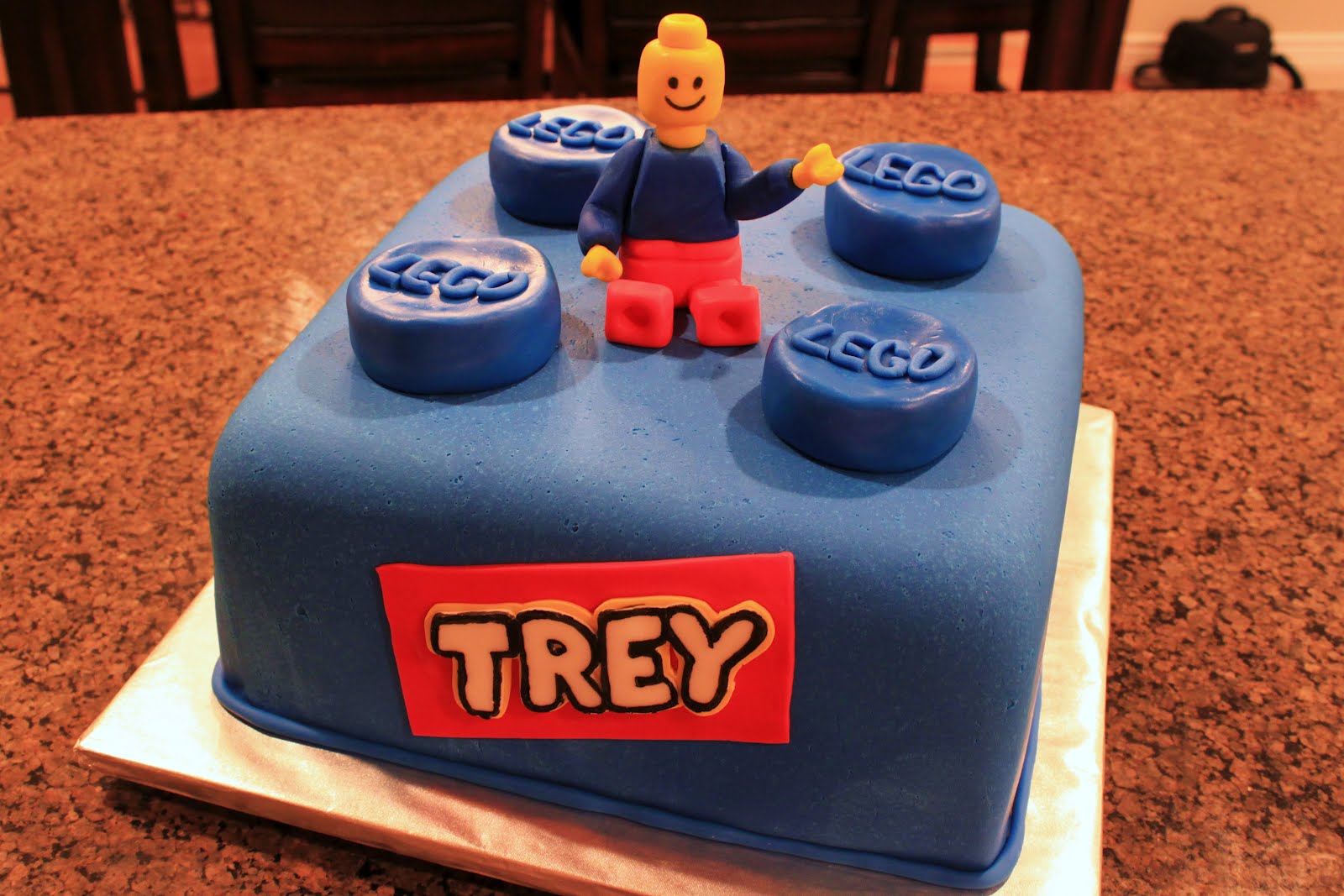 Layers of Love Trey Lego Cake