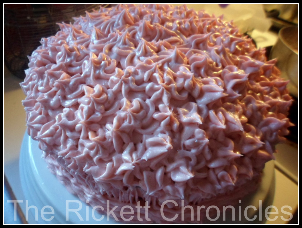 The Rickett Chronicles Recipe Zebra Cake with Cream Cheese Frosting