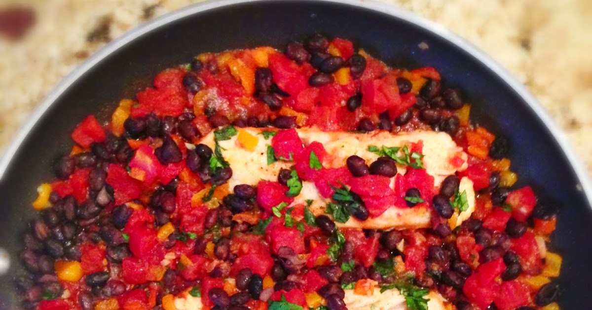 Domestic Charm Tilapia with Black Bean Salsa
