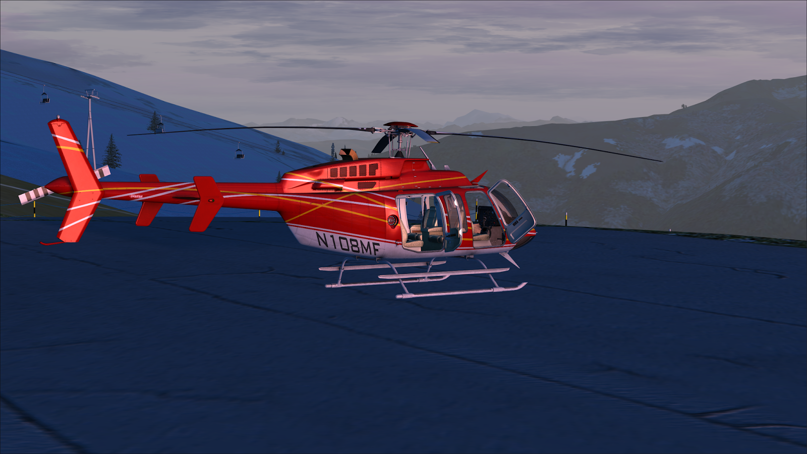 AirDailyX Milviz Bell 407 Released!