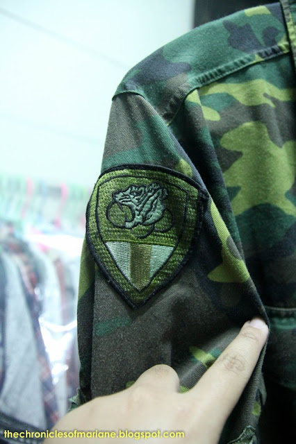 military jacket thrift
