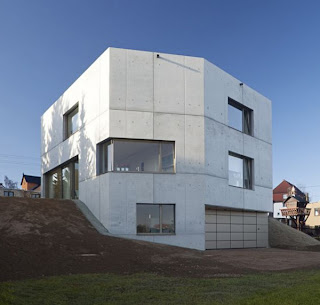 casa minimalista fachada de cemento casa fachada de cemento