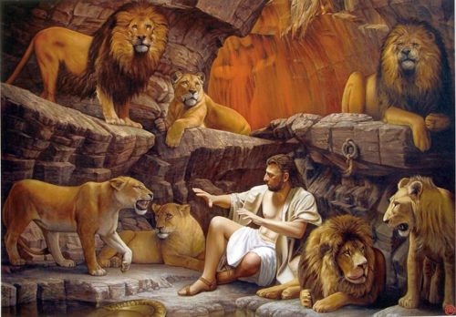 ANÉCDOTAS Y POESÍAS: Daniel en el foso de los leones