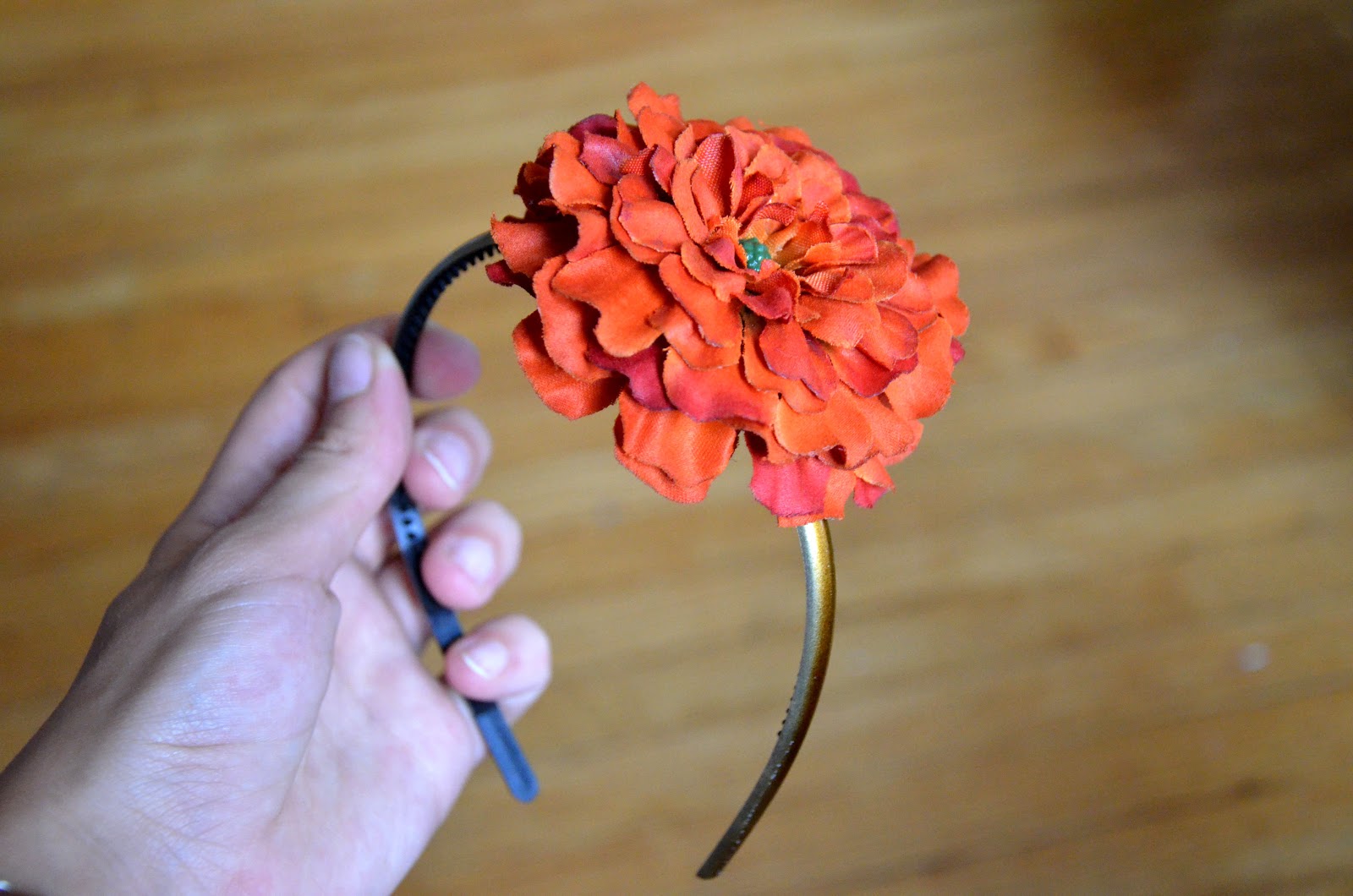 Hello There Handmade DIY Blog DIY Floral Headband Using an Artificial