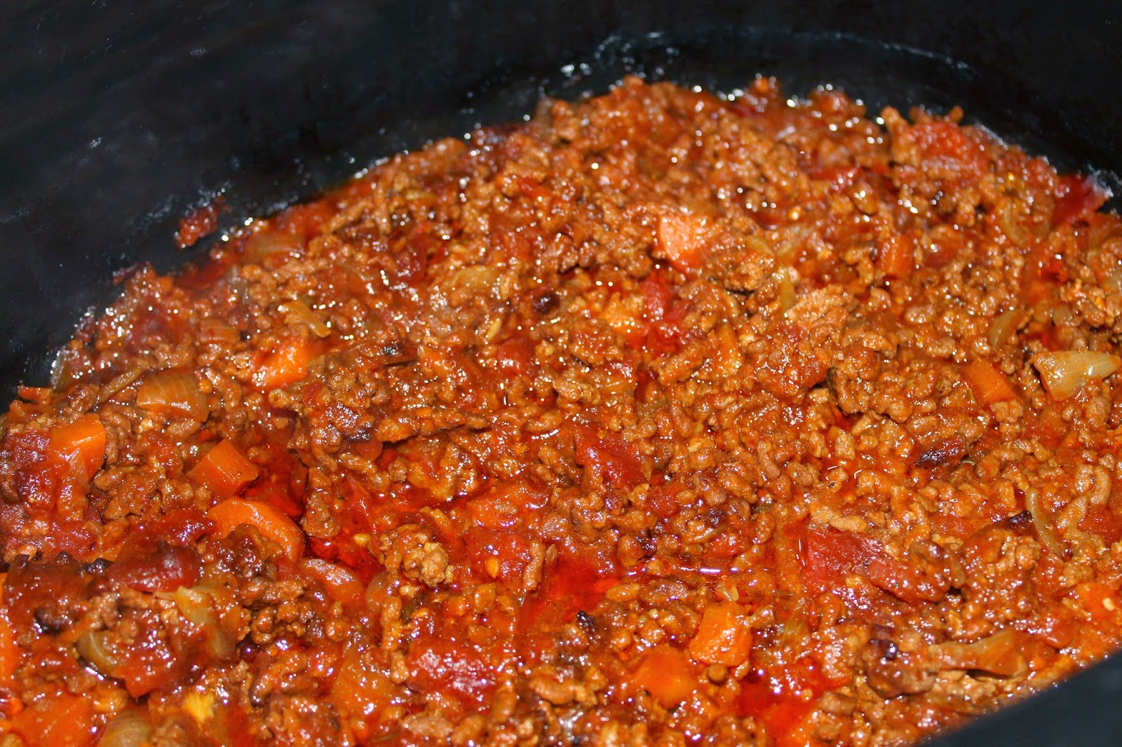 JibberJabberUK Slow Cooker Spaghetti Bolognese