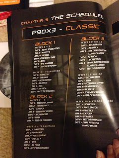 P90X3 Workout Schedule