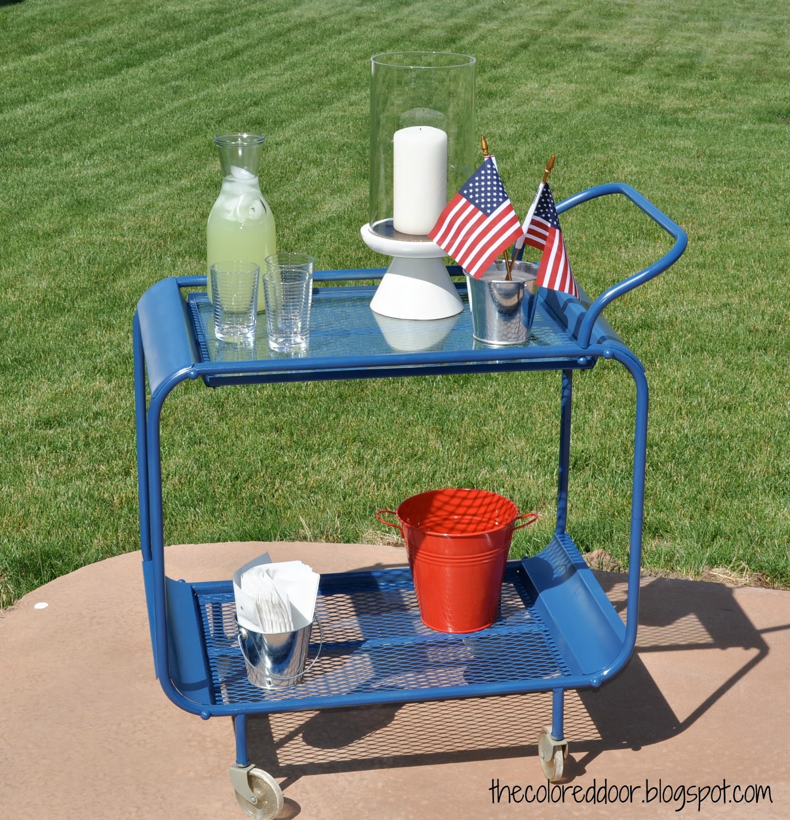 the colored door Drink Cart