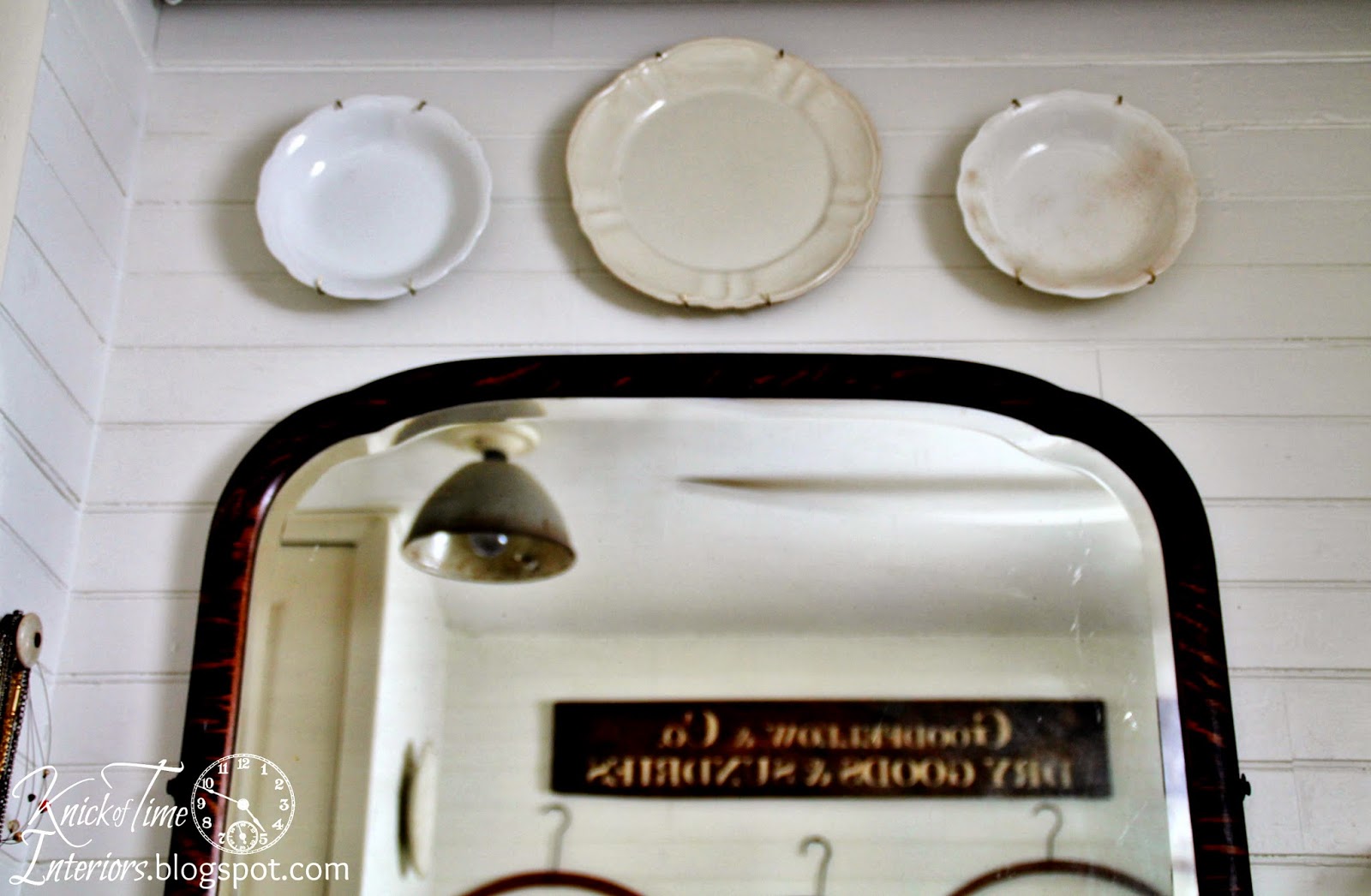 Farmhouse Bathroom Remodel Ironstone-Plates-Farmhouse-Bathroom-Remodel-Knick of Time