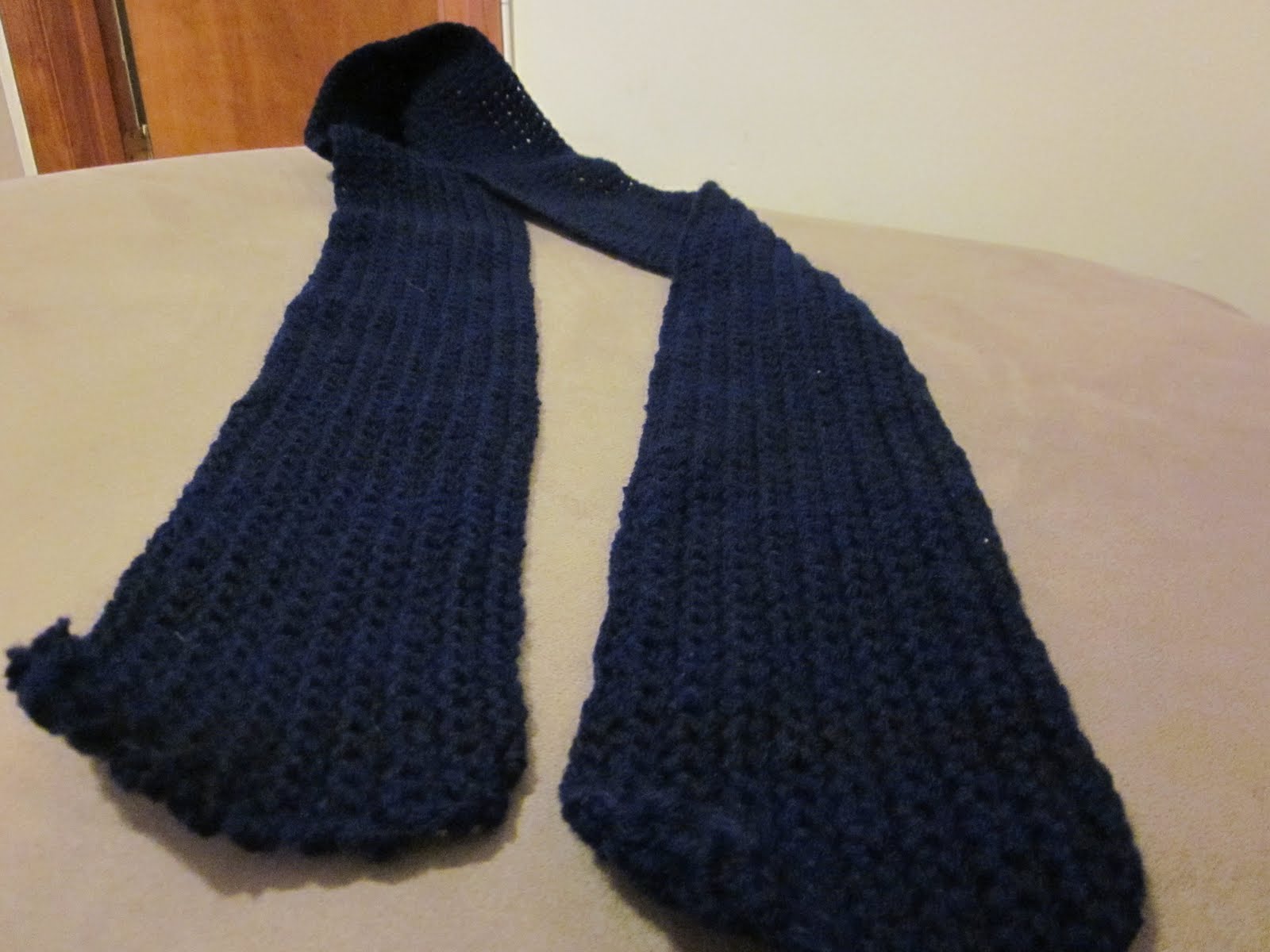 The Crafty Novice How to Add Fringe to a Scarf