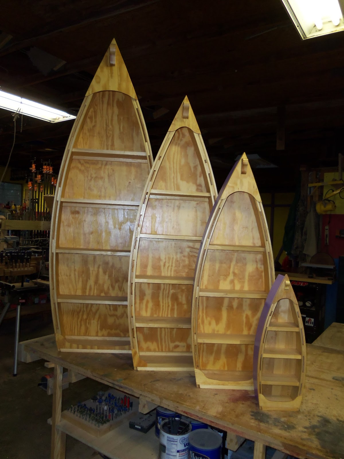 WDDSr Fine Woodworks Boat Shelves