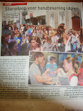 in de krant