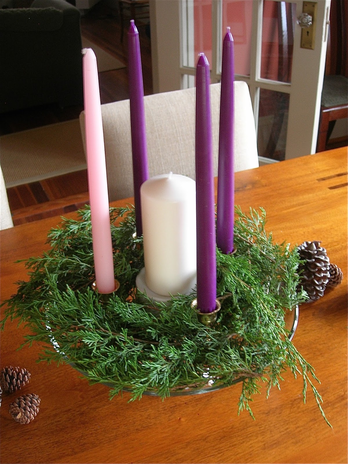 My Little Bungalow Making an Advent Wreath