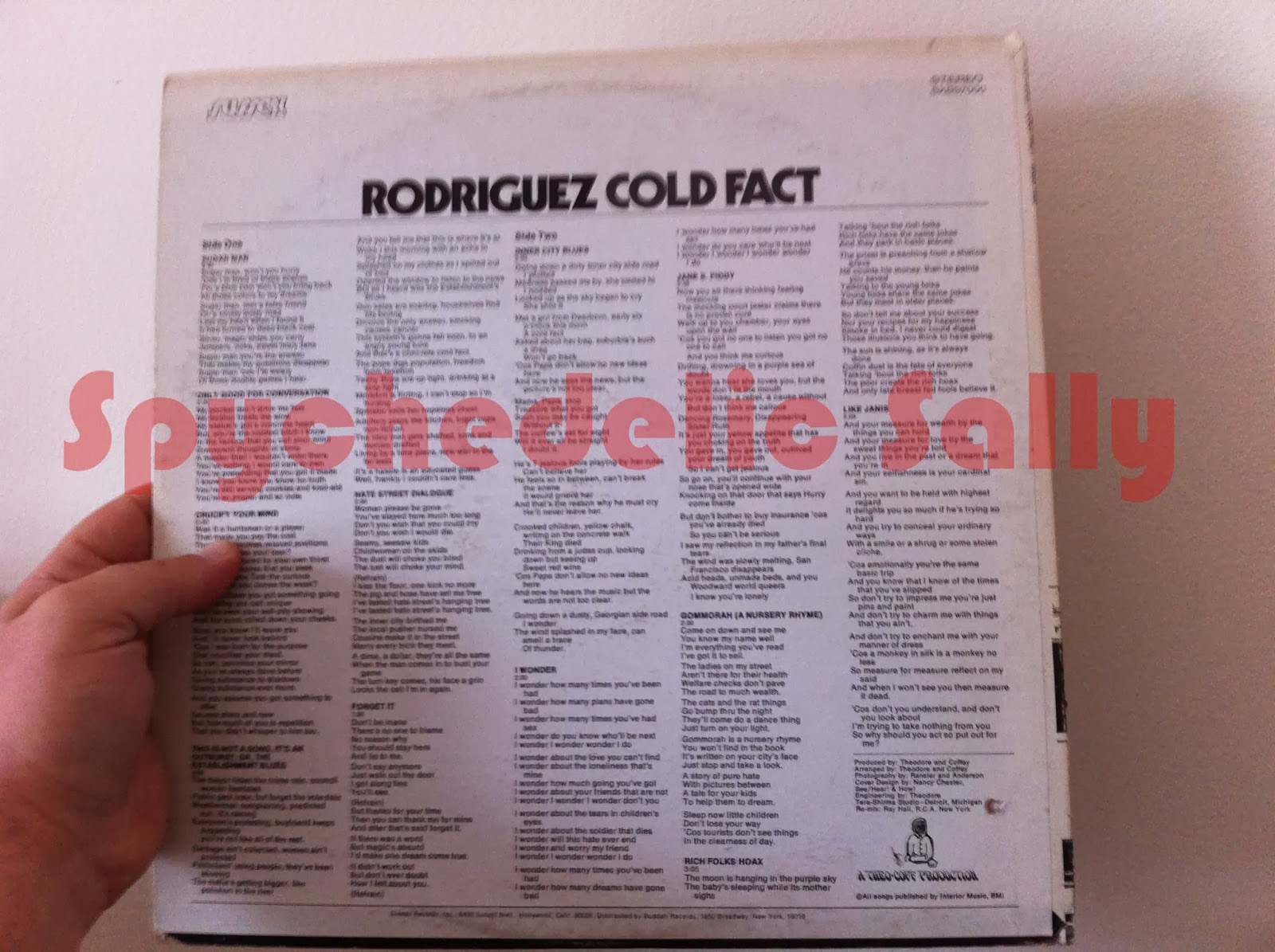 Sixto Rodriguez, Cold Fact Full Album Zip
