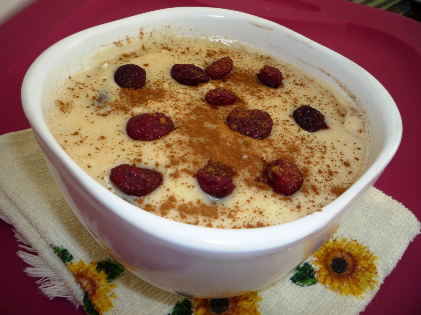 DULCE DE LECHE Y MAIZENA CON PASITAS Y CANELA ¿Gusta Usted? Comida