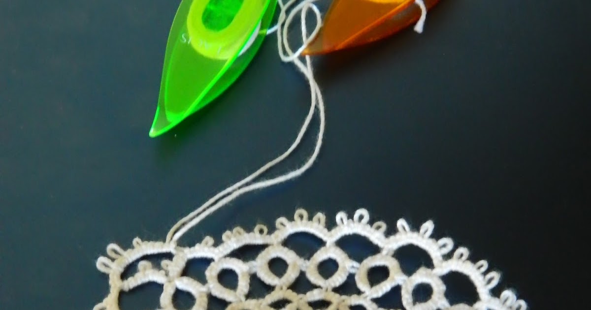 Allison's Tatted Lace Trying Split Chains!