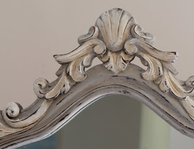 french painted ornate mirror lilyfield life blog