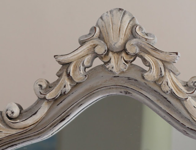 french painted ornate mirror lilyfield life blog