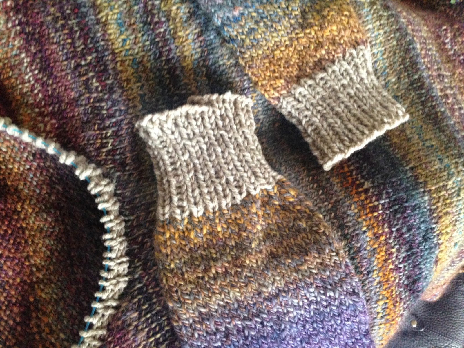 tricoter une laine detricotee