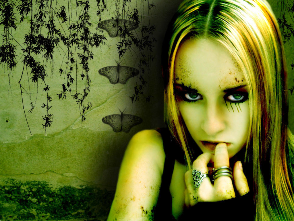 free desktop wallpapers: Sad emo girl wallpapers